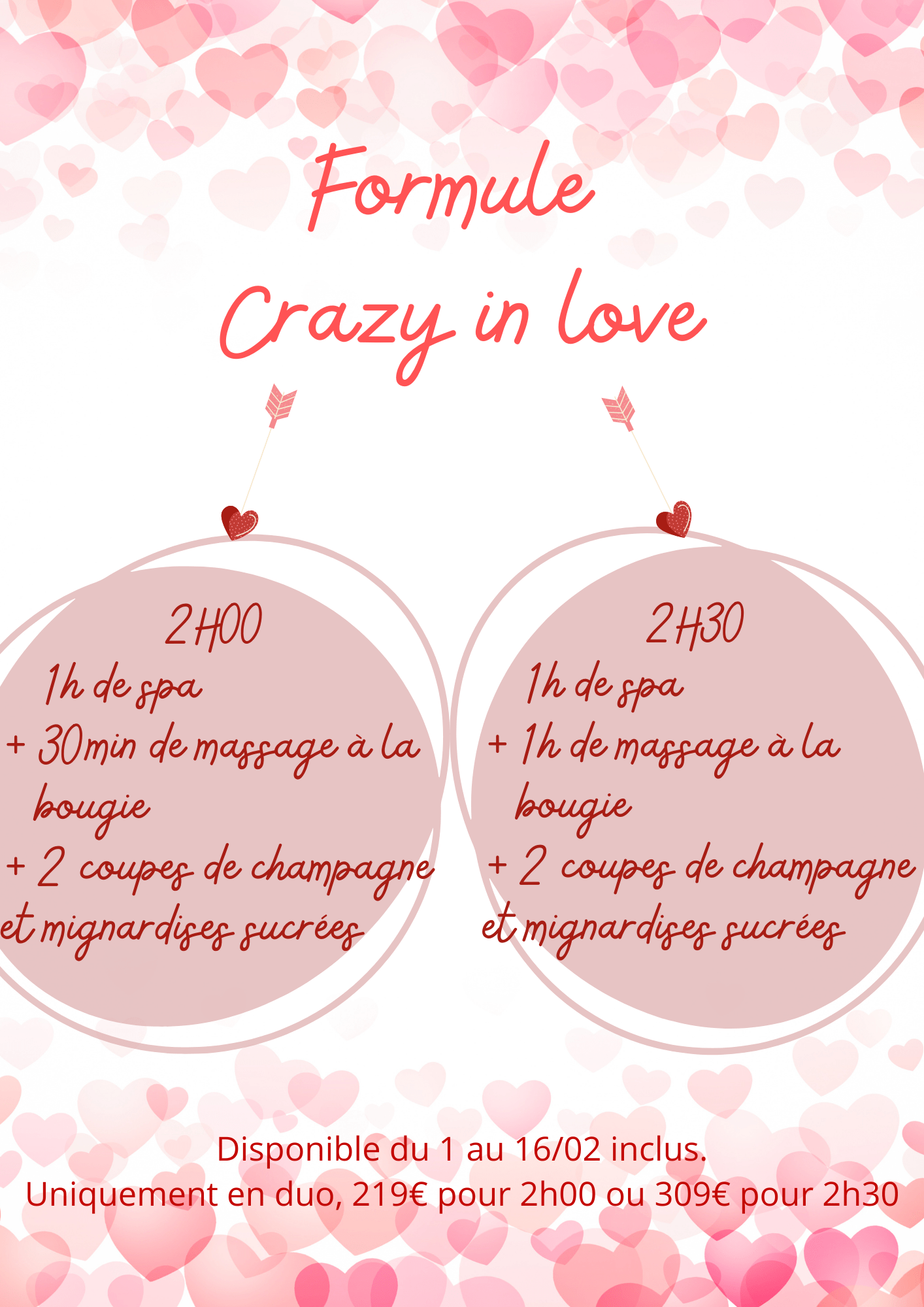 formule crazy in love - spa marotte amiens